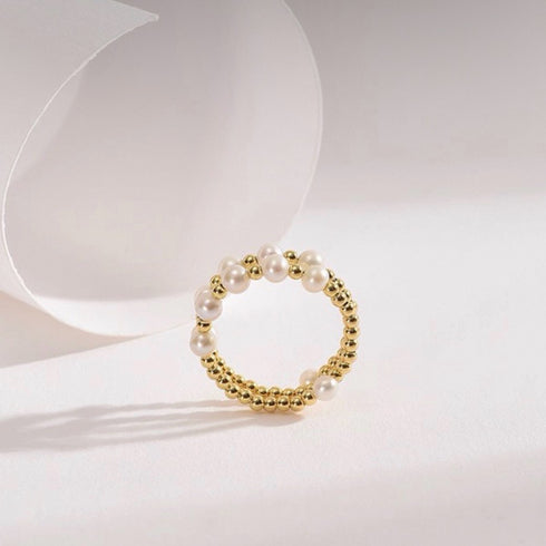 Golden Bloom Wrap Ring
